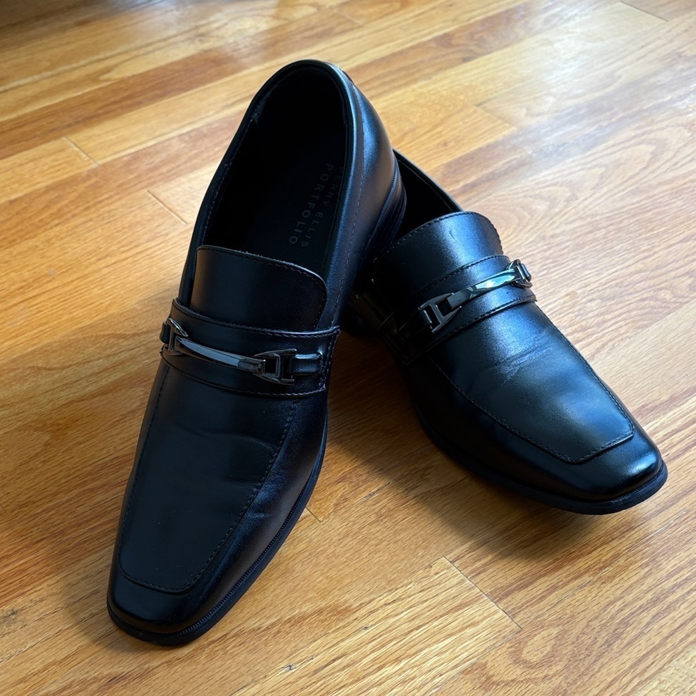 Perry Ellis Portfolio Stuart Black Loafers | Men’s Size 9 | Worn Once